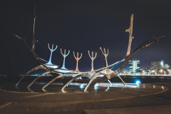 Sun Voyager by night